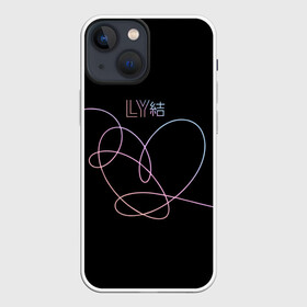 Чехол для iPhone 13 mini с принтом BTS LOVE YOURSELF | БТС ,  |  | bangtan boys | bt21 | bts | bts army | bts stickers | j hope | jimin | jin | jungkook | k pop | rap monster | rapmon | suga | v | бтс | корея | стикеры bts