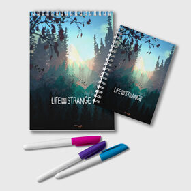 Блокнот с принтом Life is Strange , 100% бумага | 48 листов, плотность листов — 60 г/м2, плотность картонной обложки — 250 г/м2. Листы скреплены удобной пружинной спиралью. Цвет линий — светло-серый
 | caulfield | chloe price | game | kate marsh | life | life is strange | life is strange: before the storm | max | strange | две луны | игры | кейт марш | колфилд | макс | подростки | студенты