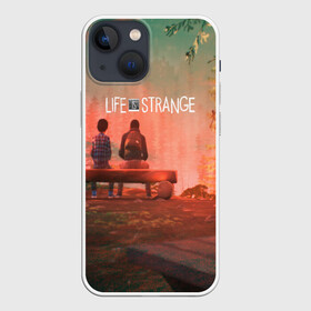 Чехол для iPhone 13 mini с принтом Life is Strange ,  |  | caulfield | chloe price | game | kate marsh | life | life is strange | life is strange: before the storm | max | strange | две луны | игры | кейт марш | колфилд | макс | подростки | студенты