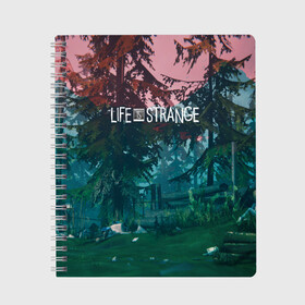 Тетрадь с принтом Life IS Strange , 100% бумага | 48 листов, плотность листов — 60 г/м2, плотность картонной обложки — 250 г/м2. Листы скреплены сбоку удобной пружинной спиралью. Уголки страниц и обложки скругленные. Цвет линий — светло-серый
 | caulfield | chloe price | game | kate marsh | life | life is strange | life is strange: before the storm | max | strange | две луны | игры | кейт марш | колфилд | макс | подростки | студенты