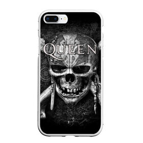 Чехол для iPhone 7Plus/8 Plus матовый с принтом Queen , Силикон | Область печати: задняя сторона чехла, без боковых панелей | queen | брайан мэи | британская | группа | джон дикон | королева | роджер тейлор | рок | фредди меркьюри