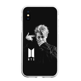 Чехол для iPhone XS Max матовый с принтом BTS RAP MONSTER , Силикон | Область печати: задняя сторона чехла, без боковых панелей | bangtan boys | bt21 | bts | bts army | bts stickers | j hope | jimin | jin | jungkook | k pop | rap monster | rapmon | suga | v | бтс | корея | стикеры bts