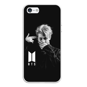 Чехол для iPhone 5/5S матовый с принтом BTS RAP MONSTER , Силикон | Область печати: задняя сторона чехла, без боковых панелей | bangtan boys | bt21 | bts | bts army | bts stickers | j hope | jimin | jin | jungkook | k pop | rap monster | rapmon | suga | v | бтс | корея | стикеры bts