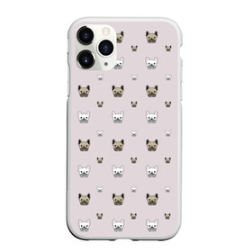 Чехол для iPhone 11 Pro матовый с принтом Бульки , Силикон |  | английский | бульдог | пес | собака | французский