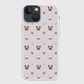 Чехол для iPhone 13 mini с принтом Бульки ,  |  | английский | бульдог | пес | собака | французский