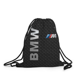Рюкзак-мешок 3D с принтом BMW , 100% полиэстер | плотность ткани — 200 г/м2, размер — 35 х 45 см; лямки — толстые шнурки, застежка на шнуровке, без карманов и подкладки | bmw | авто | автомобиль | бмв | логотип | машина | надпись | текстура