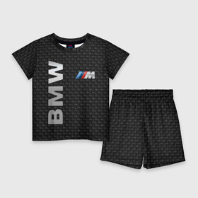 Детский костюм с шортами 3D с принтом BMW ,  |  | bmw | авто | автомобиль | бмв | логотип | машина | надпись | текстура