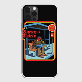 Чехол для iPhone 12 Pro Max с принтом Satan Waitin , Силикон |  | 80 е | 80s | 90 е | 90s | oldschool | retro | retrowave | stranger thing | vintage | винтаж | олдскул | ретро | ретровейв | странные дела