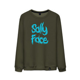 Мужской свитшот хлопок с принтом SALLY FACE , 100% хлопок |  | face | game | horror | sally | sally face | игра | мальчик с протезом | салли | салли фейс | ужасы