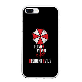 Чехол для iPhone 7Plus/8 Plus матовый с принтом Resident Evil 2 , Силикон | Область печати: задняя сторона чехла, без боковых панелей | 2 | biohazard | claire | evil | horror | raccoon | resident | survival | t virus | t вирус | выживание | зла | кеннеди | клэр | леон | обитель | раккун | редфилд | скотт | ужас