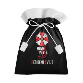 Подарочный 3D мешок с принтом Resident Evil 2 , 100% полиэстер | Размер: 29*39 см | Тематика изображения на принте: 2 | biohazard | claire | evil | horror | raccoon | resident | survival | t virus | t вирус | выживание | зла | кеннеди | клэр | леон | обитель | раккун | редфилд | скотт | ужас