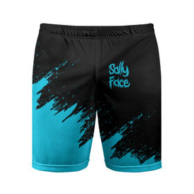 Мужские шорты 3D спортивные с принтом SALLY FACE ,  |  | face | game | horror | sally | sally face | игра | мальчик с протезом | салли | салли фейс | ужасы