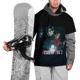 Накидка на куртку 3D с принтом Resident Evil 2 , 100% полиэстер |  | 2 | biohazard | claire | evil | horror | raccoon | resident | survival | t virus | t вирус | выживание | зла | кеннеди | клэр | леон | обитель | раккун | редфилд | скотт | ужас