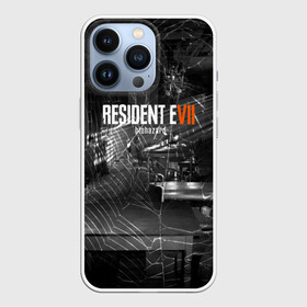 Чехол для iPhone 13 Pro с принтом RESIDENT EVIL 7 ,  |  | Тематика изображения на принте: biohazard | biohazard 7 | crocodile | fang | game | hand | monster | new umbrella | resident evil | resident evil 7 | umbrella | umbrella corp | umbrella corporation | zombie