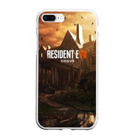 Чехол для iPhone 7Plus/8 Plus матовый с принтом RESIDENT EVIL 7 , Силикон | Область печати: задняя сторона чехла, без боковых панелей | biohazard | biohazard 7 | crocodile | fang | game | hand | monster | new umbrella | resident evil | resident evil 7 | umbrella | umbrella corp | umbrella corporation | zombie