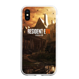 Чехол для iPhone XS Max матовый с принтом RESIDENT EVIL 7 , Силикон | Область печати: задняя сторона чехла, без боковых панелей | biohazard | biohazard 7 | crocodile | fang | game | hand | monster | new umbrella | resident evil | resident evil 7 | umbrella | umbrella corp | umbrella corporation | zombie