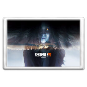 Магнит 45*70 с принтом Resident Evil 7 , Пластик | Размер: 78*52 мм; Размер печати: 70*45 | biohazard | biohazard 7 | crocodile | fang | game | hand | monster | new umbrella | resident evil | resident evil 7 | umbrella | umbrella corp | umbrella corporation | zombie