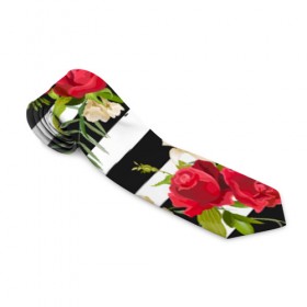 Галстук 3D с принтом Розы и орхидеи , 100% полиэстер | Длина 148 см; Плотность 150-180 г/м2 | flowers | orchi | roses | белый | букеты | графика | зелёный | искусство | картинка | красивый | красный | крутой | листья | мода | модный | молодёжная | орнамент | орхидеи | полосы | рисунок | розы | рукоделие