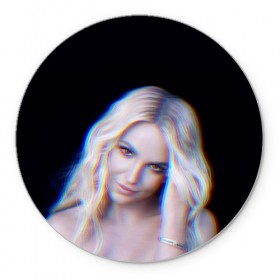 Коврик круглый с принтом Britney Glitch , резина и полиэстер | круглая форма, изображение наносится на всю лицевую часть | britney | britneyspears | glitch | icon | jean | pop | princess | spears | usa | бритни | бритниспирс | глич | джин | поп | работа | спирс | сша