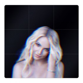 Магнитный плакат 3Х3 с принтом Britney Glitch , Полимерный материал с магнитным слоем | 9 деталей размером 9*9 см | britney | britneyspears | glitch | icon | jean | pop | princess | spears | usa | бритни | бритниспирс | глич | джин | поп | работа | спирс | сша