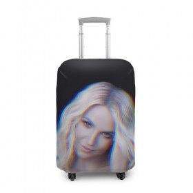 Чехол для чемодана 3D с принтом Britney Glitch , 86% полиэфир, 14% спандекс | двустороннее нанесение принта, прорези для ручек и колес | britney | britneyspears | glitch | icon | jean | pop | princess | spears | usa | бритни | бритниспирс | глич | джин | поп | работа | спирс | сша