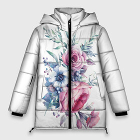 Женская зимняя куртка 3D с принтом Цветы , верх — 100% полиэстер; подкладка — 100% полиэстер; утеплитель — 100% полиэстер | длина ниже бедра, силуэт Оверсайз. Есть воротник-стойка, отстегивающийся капюшон и ветрозащитная планка. 

Боковые карманы с листочкой на кнопках и внутренний карман на молнии | bouquets | flowers | pattern | roses | букеты | графика | жёлтый | зелёный | искусство | картинка | красивый | крутой | листья | мода | модный | молодёжная | оранжевый | орнамент | рисунок | розовый | розы | рукоделие