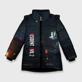Зимняя куртка для девочек 3D с принтом Resident Evil , ткань верха — 100% полиэстер; подклад — 100% полиэстер, утеплитель — 100% полиэстер. | длина ниже бедра, удлиненная спинка, воротник стойка и отстегивающийся капюшон. Есть боковые карманы с листочкой на кнопках, утяжки по низу изделия и внутренний карман на молнии. 

Предусмотрены светоотражающий принт на спинке, радужный светоотражающий элемент на пуллере молнии и на резинке для утяжки. | biohazard | biohazard 7 | crocodile | fang | game | hand | monster | new umbrella | resident evil | resident evil 7 | umbrella | umbrella corp | umbrella corporation | zombie