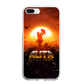 Чехол для iPhone 7Plus/8 Plus матовый с принтом Alita Battle Angel , Силикон | Область печати: задняя сторона чехла, без боковых панелей | alita | alita: battle angel | angel | battle | gunnm | алита | боевой ангел | гали | города свалки металлолома | гунм | гуннм | дайсукэ идо | девушка | киборг | сны оружия | хаос