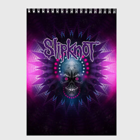 Скетчбук с принтом Slipknot , 100% бумага
 | 48 листов, плотность листов — 100 г/м2, плотность картонной обложки — 250 г/м2. Листы скреплены сверху удобной пружинной спиралью | slipknot | грув | группа | джои джордисон | кори тейлор | метал | мик томсон | ню | петля | рок | слипкнот | удавка