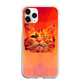 Чехол для iPhone 11 Pro матовый с принтом Подмигивающий кот (Low Poly) , Силикон |  | Тематика изображения на принте: cat | fox | kitty | low | lowpoly | poly | веселая | геометрия | грозовой кошак | желтая | кот | котейка | котофей | кошак | лиса | любителям кошек | низкополигональный | позитив | прикольная | рисунок | рыжая | узор