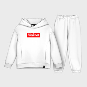 Детский костюм хлопок Oversize с принтом Slipknot (supreme style) ,  |  | streetwear | комбинезоны | маски | ню метал | петля | плашка | стритстайл | удавка | уличный