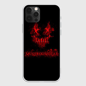 Чехол для iPhone 12 Pro Max с принтом Mushroomhead , Силикон |  | Тематика изображения на принте: ac dc | disturbed | linkin park | lp | metal | metallica | mushroomhead | music | pop | rap | rock | slipknot | song | метал | музыка | рок