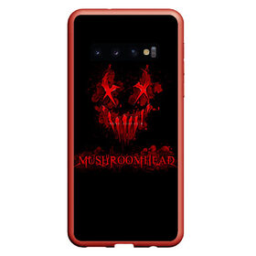 Чехол для Samsung Galaxy S10 с принтом Mushroomhead , Силикон | Область печати: задняя сторона чехла, без боковых панелей | Тематика изображения на принте: ac dc | disturbed | linkin park | lp | metal | metallica | mushroomhead | music | pop | rap | rock | slipknot | song | метал | музыка | рок