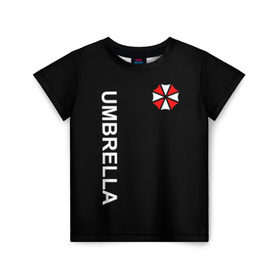 Детская футболка 3D с принтом UMBRELLA CORP , 100% гипоаллергенный полиэфир | прямой крой, круглый вырез горловины, длина до линии бедер, чуть спущенное плечо, ткань немного тянется | ada wong | biohazard | game | gamer | leon | logo | mistic | raccoon city | re2 | resident evil 2 | rpd | stars | umbrella | ада вонг | амбрелла | зомби | игра | мистика | ужасы