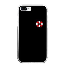 Чехол для iPhone 7Plus/8 Plus матовый с принтом UMBRELLA CORP (НА СПИНЕ) , Силикон | Область печати: задняя сторона чехла, без боковых панелей | ada wong | biohazard | game | gamer | leon | logo | mistic | raccoon city | re2 | resident evil 2 | rpd | stars | umbrella | ада вонг | амбрелла | зомби | игра | мистика | ужасы