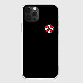 Чехол для iPhone 12 Pro с принтом UMBRELLA CORP (НА СПИНЕ) | ОБИТЕЛЬ ЗЛА , силикон | область печати: задняя сторона чехла, без боковых панелей | ada wong | biohazard | game | gamer | leon | logo | mistic | raccoon city | re2 | resident evil 2 | rpd | stars | umbrella | ада вонг | амбрелла | зомби | игра | мистика | ужасы