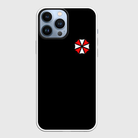 Чехол для iPhone 13 Pro Max с принтом UMBRELLA CORP (НА СПИНЕ) | ОБИТЕЛЬ ЗЛА ,  |  | Тематика изображения на принте: ada wong | biohazard | game | gamer | leon | logo | mistic | raccoon city | re2 | resident evil 2 | rpd | stars | umbrella | ада вонг | амбрелла | зомби | игра | мистика | ужасы