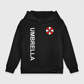 Детское худи Oversize хлопок с принтом UMBRELLA CORP , френч-терри — 70% хлопок, 30% полиэстер. Мягкий теплый начес внутри —100% хлопок | боковые карманы, эластичные манжеты и нижняя кромка, капюшон на магнитной кнопке | Тематика изображения на принте: ada wong | biohazard | game | gamer | leon | logo | mistic | raccoon city | re2 | resident evil 2 | rpd | stars | umbrella | ада вонг | амбрелла | зомби | игра | мистика | ужасы