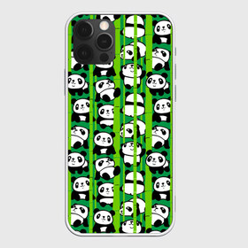 Чехол для iPhone 12 Pro Max с принтом Медведи панда , Силикон |  | animals | bamboo | bears | branches | funny | panda | trees | аниме | бамбук | весёлые | ветки | графика | деревья | животные | зелёный | искусство | картинка | красивый | крутой | малыши | медведи | мода | модный | молодёжная