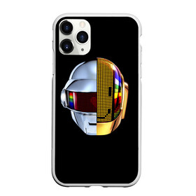 Чехол для iPhone 11 Pro Max матовый с принтом Daft Punk , Силикон |  | daft punk | electronic | house | human | music | robot | дафт панк | музыка | синти поп | хаус | электроника