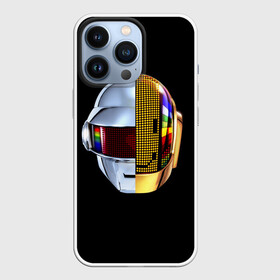 Чехол для iPhone 13 Pro с принтом Daft Punk ,  |  | Тематика изображения на принте: daft punk | electronic | house | human | music | robot | дафт панк | музыка | синти поп | хаус | электроника
