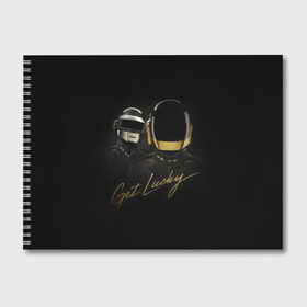 Альбом для рисования с принтом Daft Punk , 100% бумага
 | матовая бумага, плотность 200 мг. | daft punk | electronic | house | human | music | robot | дафт панк | музыка | синти поп | хаус | электроника