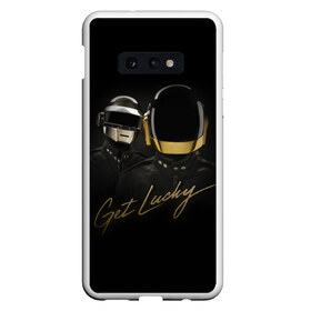 Чехол для Samsung S10E с принтом Daft Punk , Силикон | Область печати: задняя сторона чехла, без боковых панелей | daft punk | electronic | house | human | music | robot | дафт панк | музыка | синти поп | хаус | электроника