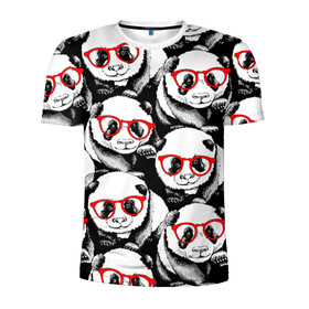 Мужская футболка 3D спортивная с принтом Панды в красных очках , 100% полиэстер с улучшенными характеристиками | приталенный силуэт, круглая горловина, широкие плечи, сужается к линии бедра | Тематика изображения на принте: animals | bears | funny | head | muzzl | pandas | red | весёлые | взгляд | голова | графика | животные | искусство | картинка | красивый | красные | крутой | медведи | мода | модный | молодёжная | очки | панды | рисунок