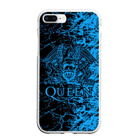 Чехол для iPhone 7Plus/8 Plus матовый с принтом Queen , Силикон | Область печати: задняя сторона чехла, без боковых панелей | queen | брайан мэи | британская | группа | джон дикон | королева | роджер тейлор | рок | фредди меркьюри