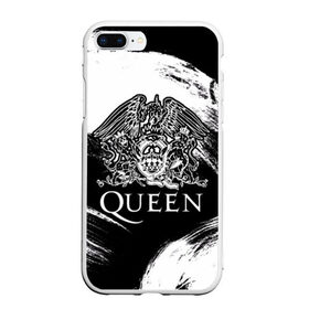 Чехол для iPhone 7Plus/8 Plus матовый с принтом Queen , Силикон | Область печати: задняя сторона чехла, без боковых панелей | queen | брайан мэи | британская | группа | джон дикон | королева | роджер тейлор | рок | фредди меркьюри