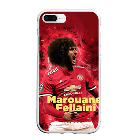 Чехол для iPhone 7Plus/8 Plus матовый с принтом Marouane Fellaini , Силикон | Область печати: задняя сторона чехла, без боковых панелей | Тематика изображения на принте: de gea | fellaini | lukaku | manchester | manchester united | mufc | rooney | де хеа | лукаку | манчестер | манчестер юнайтед | феллайни | футбол