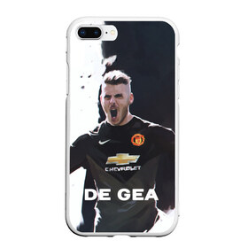 Чехол для iPhone 7Plus/8 Plus матовый с принтом De Gea , Силикон | Область печати: задняя сторона чехла, без боковых панелей | de gea | fellaini | lukaku | manchester | manchester united | mufc | rooney | де хеа | лукаку | манчестер | манчестер юнайтед | феллайни | футбол