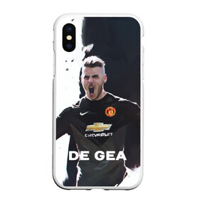 Чехол для iPhone XS Max матовый с принтом De Gea , Силикон | Область печати: задняя сторона чехла, без боковых панелей | Тематика изображения на принте: de gea | fellaini | lukaku | manchester | manchester united | mufc | rooney | де хеа | лукаку | манчестер | манчестер юнайтед | феллайни | футбол