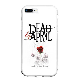 Чехол для iPhone 7Plus/8 Plus матовый с принтом Dead by April , Силикон | Область печати: задняя сторона чехла, без боковых панелей | Тематика изображения на принте: dead by april | metal | rock | группы | метал | музыка | рок